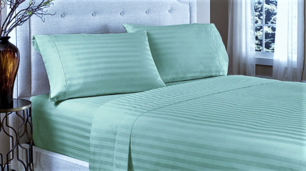 engros-lenjerie de pat damasc saten fistic bumbac color5