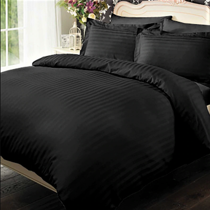 engros-lenjerie de pat damasc saten negru bumbac color7.jpg