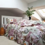 Lenjerie de pat Best Cotton - King Size, finet, 100% bumbac, model floral - imagine 4