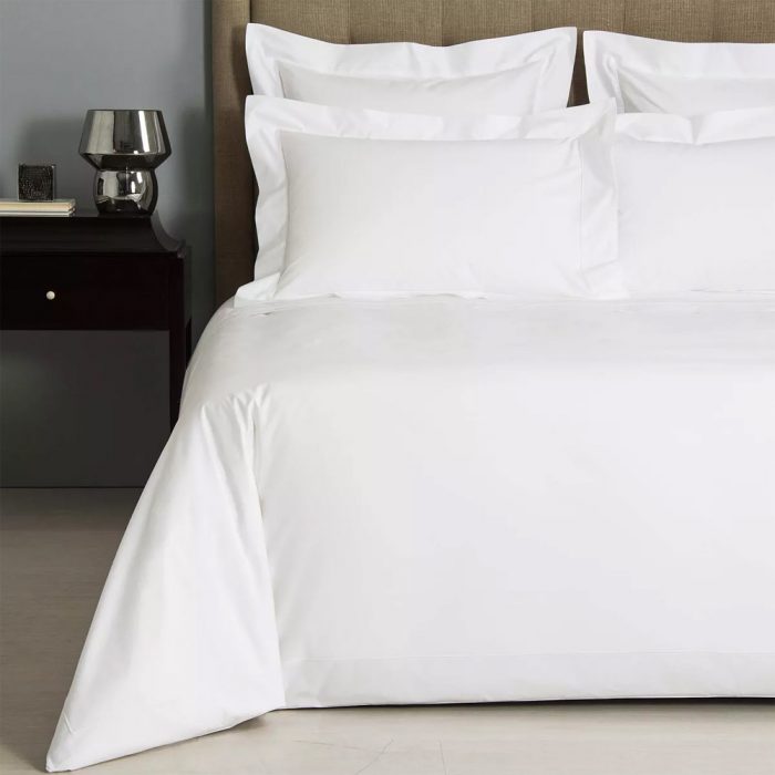 Lenjerie de pat Best Cotton Hotel - 2 persoane, 100% bumbac Percale, alb - imagine 7