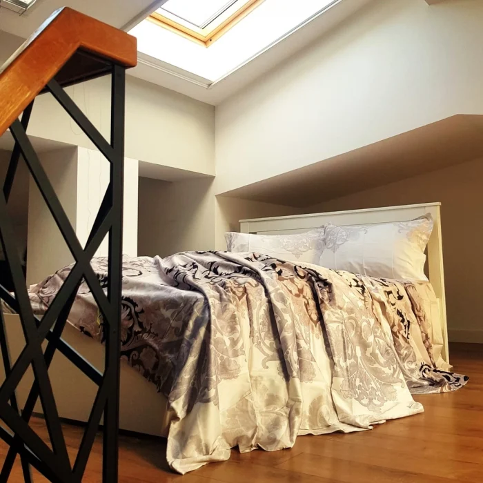 Lenjerie de pat Best Cotton 2 persoane, Damasc Saten Delux, 100% bumbac - imagine 2