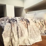 Lenjerie de pat Best Cotton 2 persoane, Damasc Saten Delux, 100% bumbac