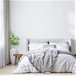Cearceaf pentru pilota Best Cotton Hotel, 100% bumbac Percale, alb