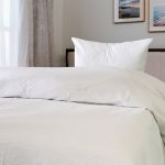 Cearceaf de pat Best Cotton Hotel - Ranforce Creponat, 100% bumbac, alb - imagine 3