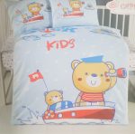 Lenjerie completa patut Best Cotton Bebe - Toys 3, 100% bumbac