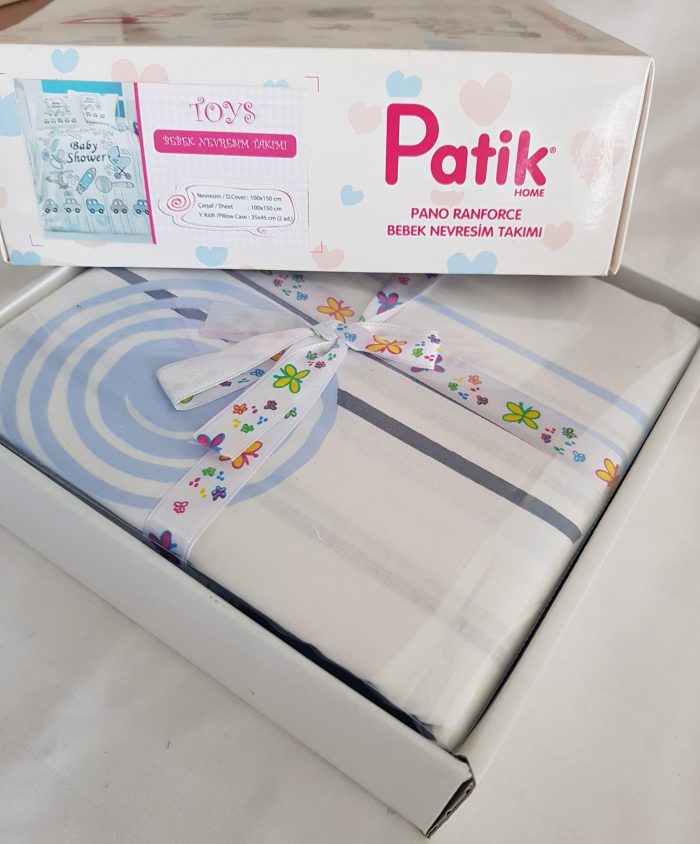 Lenjerie completa patut Best Cotton Bebe - Toys 13, 100% bumbac - imagine 4