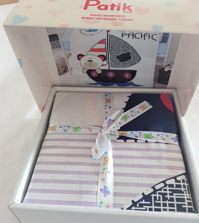 Lenjerie completa patut Best Cotton Bebe - Toys 14, 100% bumbac - imagine 2