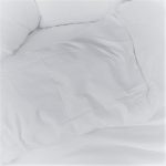 Cearceaf pentru pilota Best Cotton -  Creponat, 70% bumbac cu 30% poliester, alb