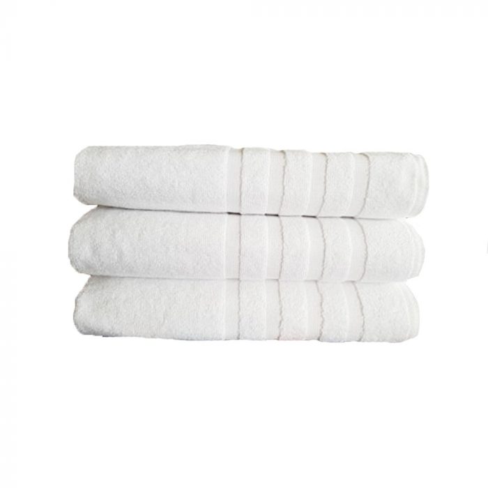 Prosop Best Cotton Waves 2 - pentru picioare - 100% Bumbac, 50x70 cm, alb, 500g/mp - imagine 7