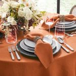 Servete de masa Best Cotton - 45x45 cm, Damasc Saten DeLux, 100% bumbac, ciocolata - 10 bucati - imagine 2