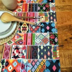 Napron Best Cotton Exotic - 35x180 cm, 100% bumbac , creton impermeabil, decor boho, multicolor