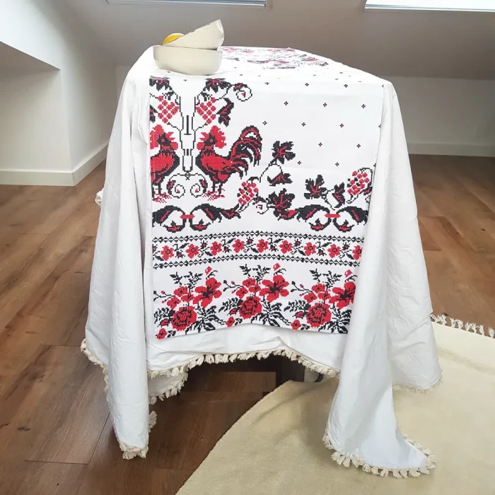 Napron decorativ pentru masa Best Cotton - Rustic, 100% bumbac 45x160 cm, T05 - imagine 3