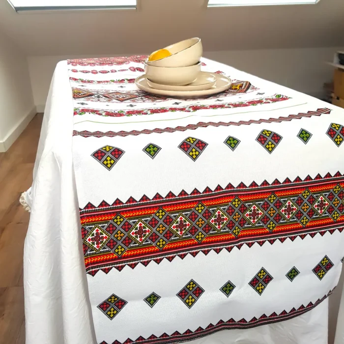 Napron decorativ pentru masa Best Cotton - Rustic, 100% bumbac 45x160 cm, T10 - imagine 2