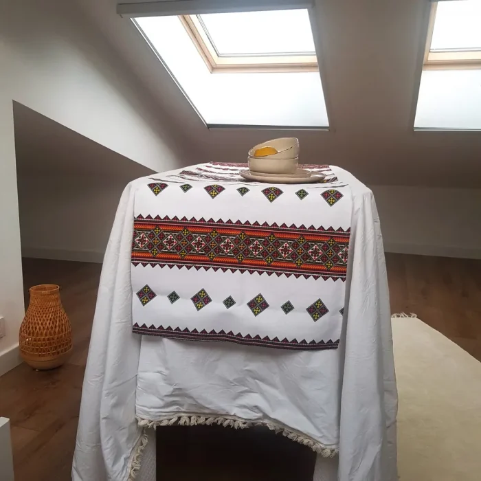 Napron decorativ pentru masa Best Cotton - Rustic, 100% bumbac 45x160 cm, T10 - imagine 3