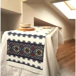 Napron decorativ pentru masa Best Cotton - Rustic, 100% bumbac, 45x160 cm, T11 - imagine 4