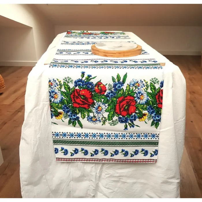 Napron decorativ pentru masa Best Cotton- Rustic, 100% bumbac, 45x160 cm, T03 - imagine 5