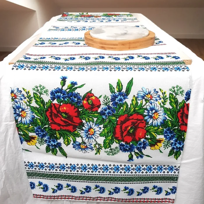 Napron decorativ pentru masa Best Cotton- Rustic, 100% bumbac, 45x160 cm, T03 - imagine 4