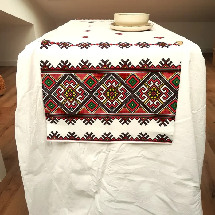 Napron decorativ pentru masa Best Cotton - Rustic, 100% bumbac 45x160 cm, T06 - imagine 3