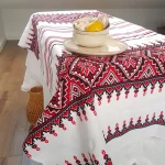 Fata de masa Best Cotton- Rustic, 100% bumbac, cu motive traditionale, T31 - imagine 4