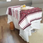 Fata de masa Best Cotton- Rustic, 100% bumbac, cu motive traditionale, T31