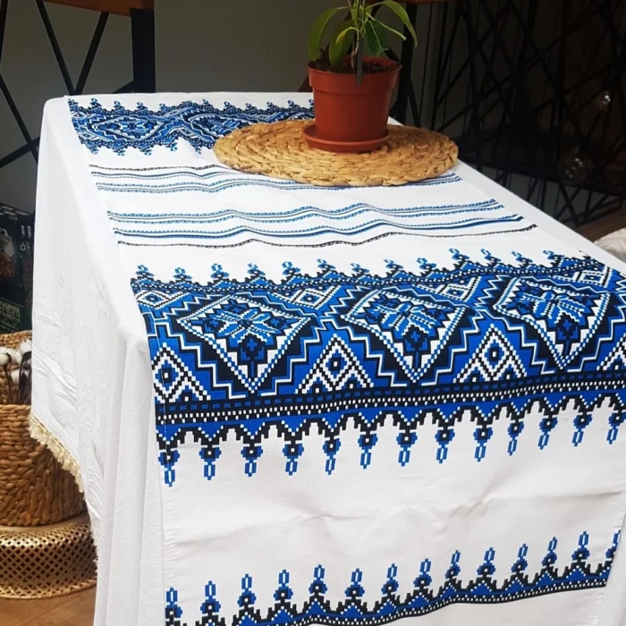 Napron decorativ pentru masa Best Cotton - Rustic, 100% bumbac 45x160 cm, T32 - imagine 3