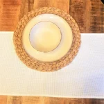 Napron Best Cotton - 35x150 cm, 100% bumbac , etamina, alb - imagine 5