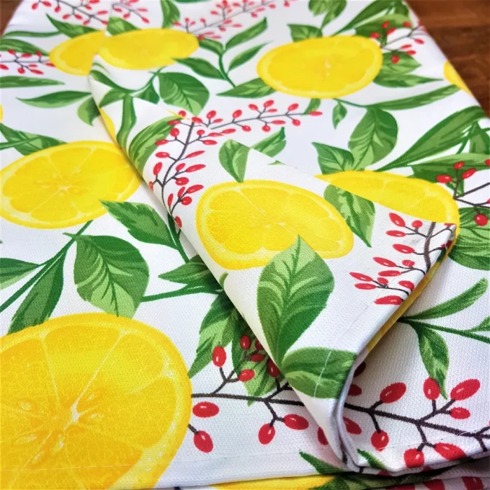 Napron Best Cotton - 35x150 cm, 100% bumbac , etamina, alb - imagine 36