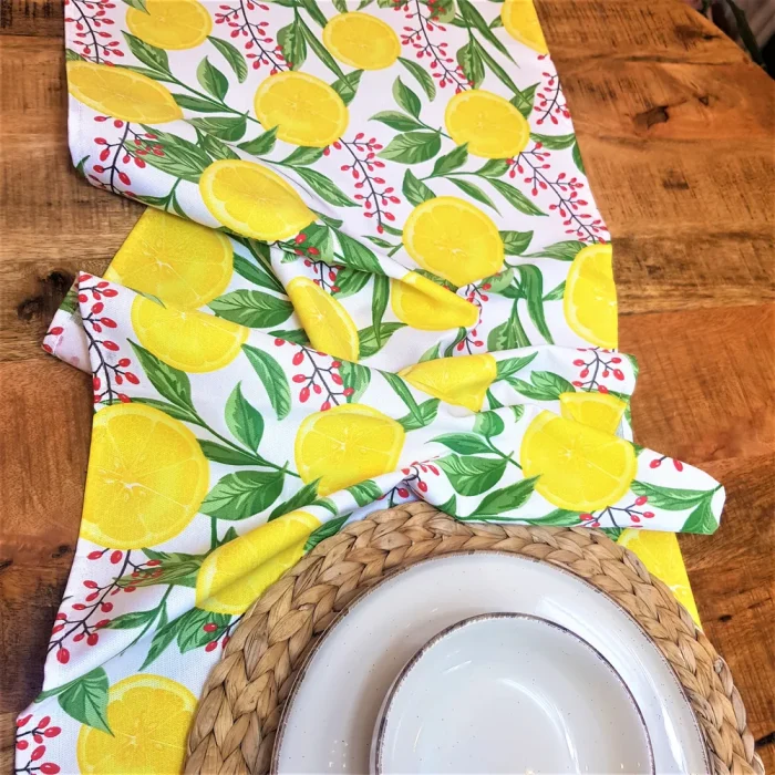 Napron Best Cotton - 35x150 cm, 100% bumbac , etamina, alb - imagine 33