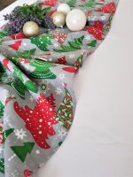 Napron Best Cotton Winter 15 - 45x180 cm, 100% bumbac , gri cu motive de Craciun - imagine 2