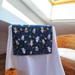 Napron decorativ pentru masa Best Cotton - Paste, 55x180 cm, 100% bumbac, tesatura gofrata, aquamarine 2 - imagine 3