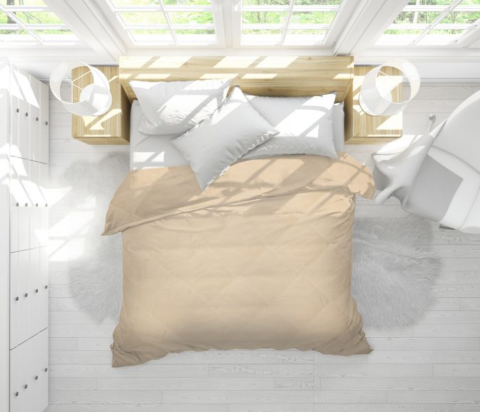 Pilota matlasata de iarna Best Cotton cu umplutura de lana de oaie, 300 g/mp - 140x200 cm - imagine 3