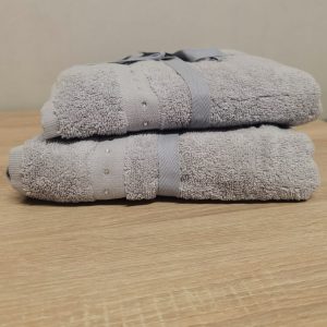 engros Pachet 2 prosoape baie Best Cotton - 100% bumbac, 50x90 cm, mov cu perle 49 engros-lazy