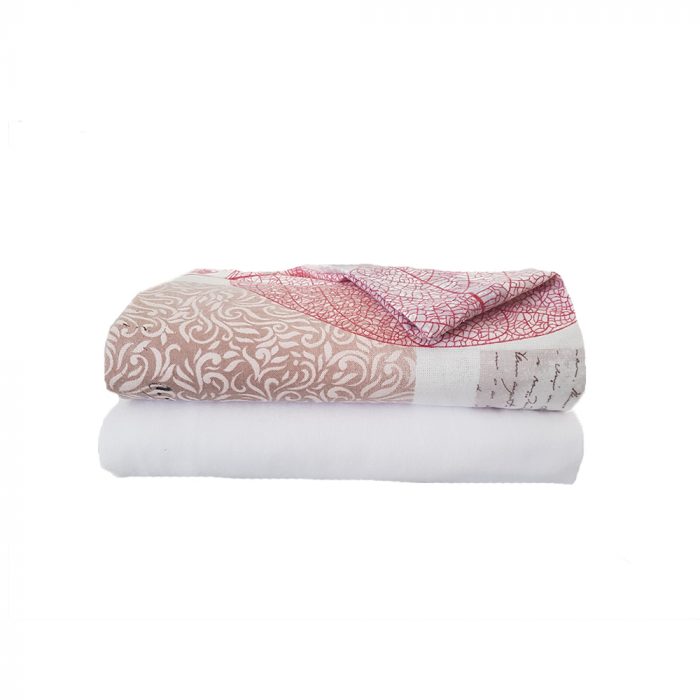 Pachet cearceafuri  finet Best Cotton Bebe - 120x150cm, pentru patut bebe, 100% bumbac - 2 buc (3) - imagine 2