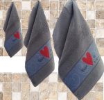 Pachet 3 prosoape Best Cotton - For Her, 100% Bumbac, 30x50 cm, 50x90 cm si 70x140 cm - imagine 2