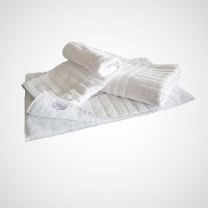 Pachet prosoape Best Cotton Waves 3- mixt, 100% bumbac, alb - 1 buc 70x140 cm; 1 buc 50x90 cm si 1 buc 50x70 cm, 500 g/mp - imagine 5