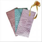 Pachet 3 prosoape Best Cotton Deco 01- pentru picioare - 100% Bumbac, 50x70 cm, 400g/mp - imagine 4