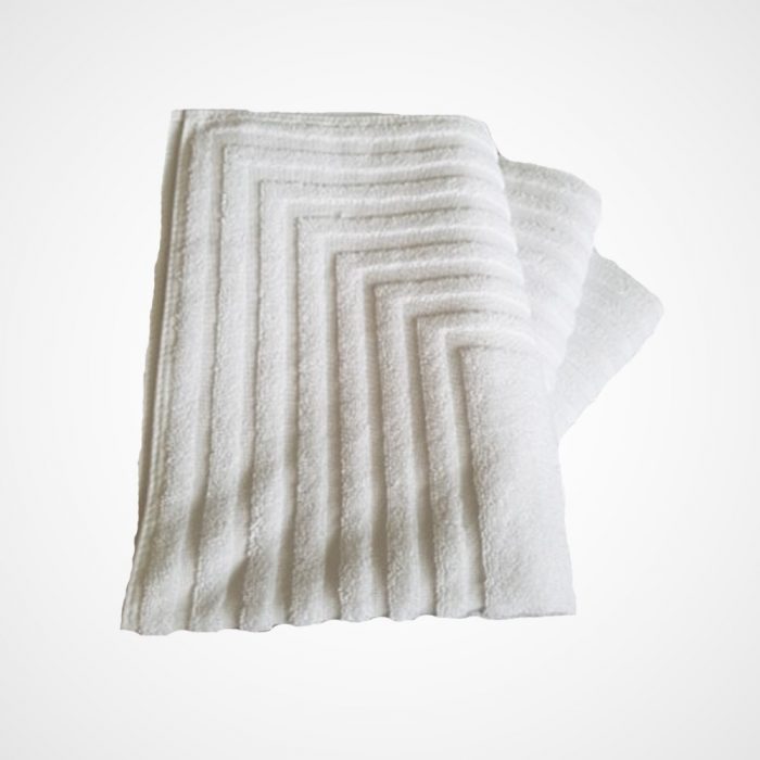 Pachet 3 prosoape Best Cotton Waves 1 - pentru picioare - 100% Bumbac, 50x70 cm, alb, 500g/mp - imagine 3