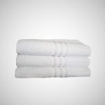 Pachet 3 prosoape Best Cotton Waves 3 - pentru picioare - 100% Bumbac, 50x70 cm, alb, 500g/mp - imagine 5