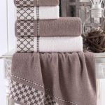 Pachet 4 prosoape Best Cotton - Family, 100% Bumbac, 2 buc 50x90 cm si 2 buc 70x140 cm, brown