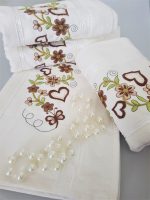 Pachet 4 prosoape Best Cotton - Family Jasmin, 100% Bumbac, dimensiunea 50x85 cm
