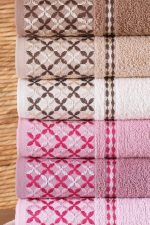 Pachet 6 prosoape Best Cotton - Family, 100% Bumbac, dimensiune 50x90 cm rose - imagine 2