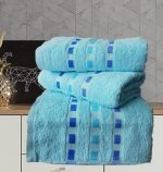 Pachet 6 prosoape Best Cotton - Family Pinch tourquoise, 100% Bumbac, dimensiune 50x90 cm - imagine 2