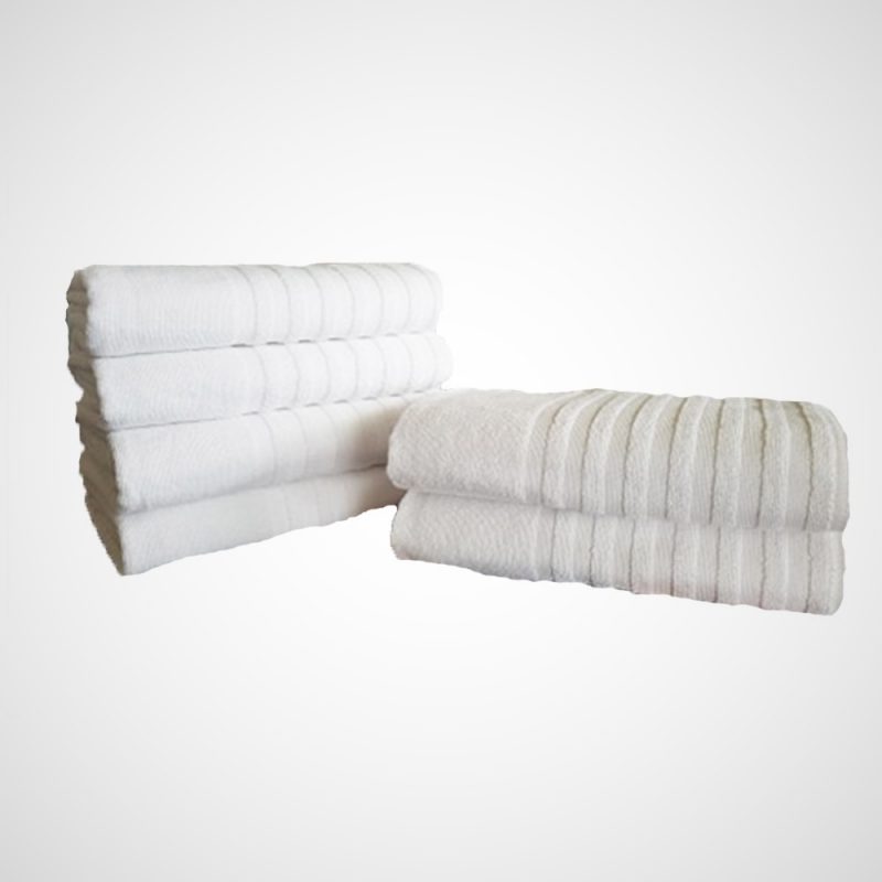 engros-pachet 6 prosoape fata hotel waves 1 alb bumbac