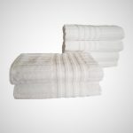 Pachet 6 prosoape Best Cotton Waves 3 - pentru fata - 100% Bumbac, 50x90 cm, alb, 500g/mp - imagine 13