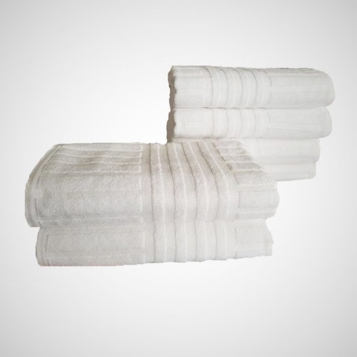 Pachet 6 prosoape Best Cotton Waves 3 - pentru fata - 100% Bumbac, 50x90 cm, alb, 500g/mp - imagine 13