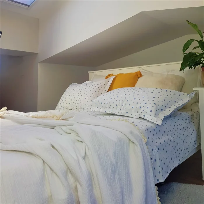 Pachet cearceaf de pat 220x240 cm + 2 fete de perna 50x70 cm Best Cotton Deco 30 - Ranforce color, 100% bumbac - imagine 3