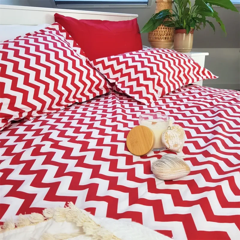 engros-pachet pentru pat astoria home cearsaf de pat 220x240 cm si set fete perna 50x70 cm ranforce color deco bumbac 11