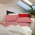 Pachet cearceaf de pat 220x240 cm + 2 fete de perna 50x70 cm Best Cotton Deco 58 - Ranforce color, 100% bumbac - imagine 2