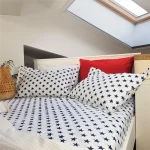 Pachet cearsaf de pat 220x240 cm + 2 fete de perna 50x70 cm Best Cotton Deco 52 - Ranforce color, 100% bumbac - imagine 3