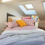 Pachet cearsaf de pat 220x240 cm + 2 fete de perna 50x70 cm Best Cotton Deco 55 - Ranforce color, 100% bumbac - imagine 2